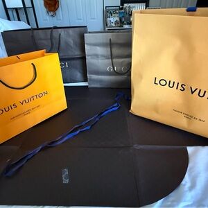 Louis Vuitton Gucci Shopping Bags and box